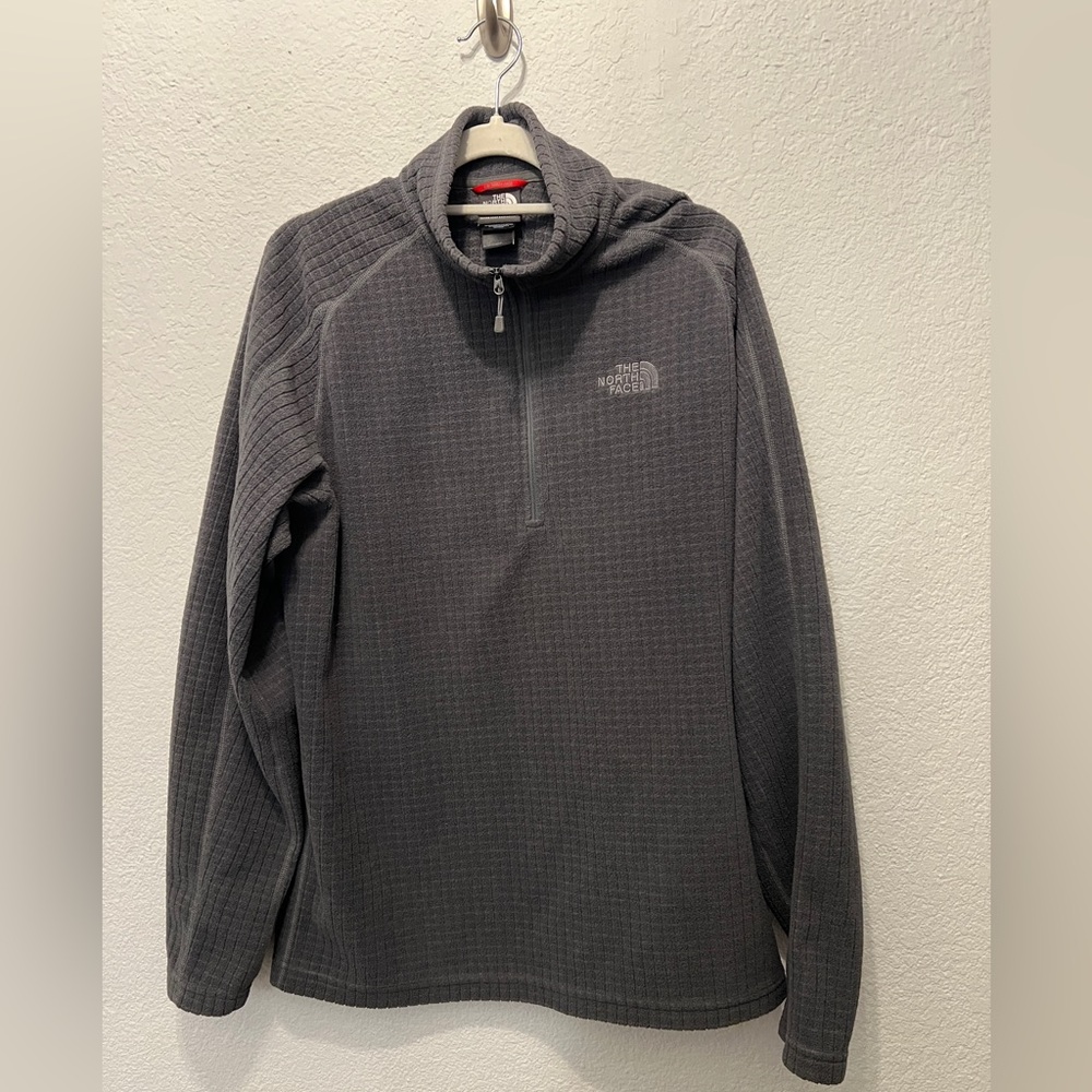 The North Face Vintage Fleece Pullover Men’s 1/4-Zip Polyester Soft Waffle Grid